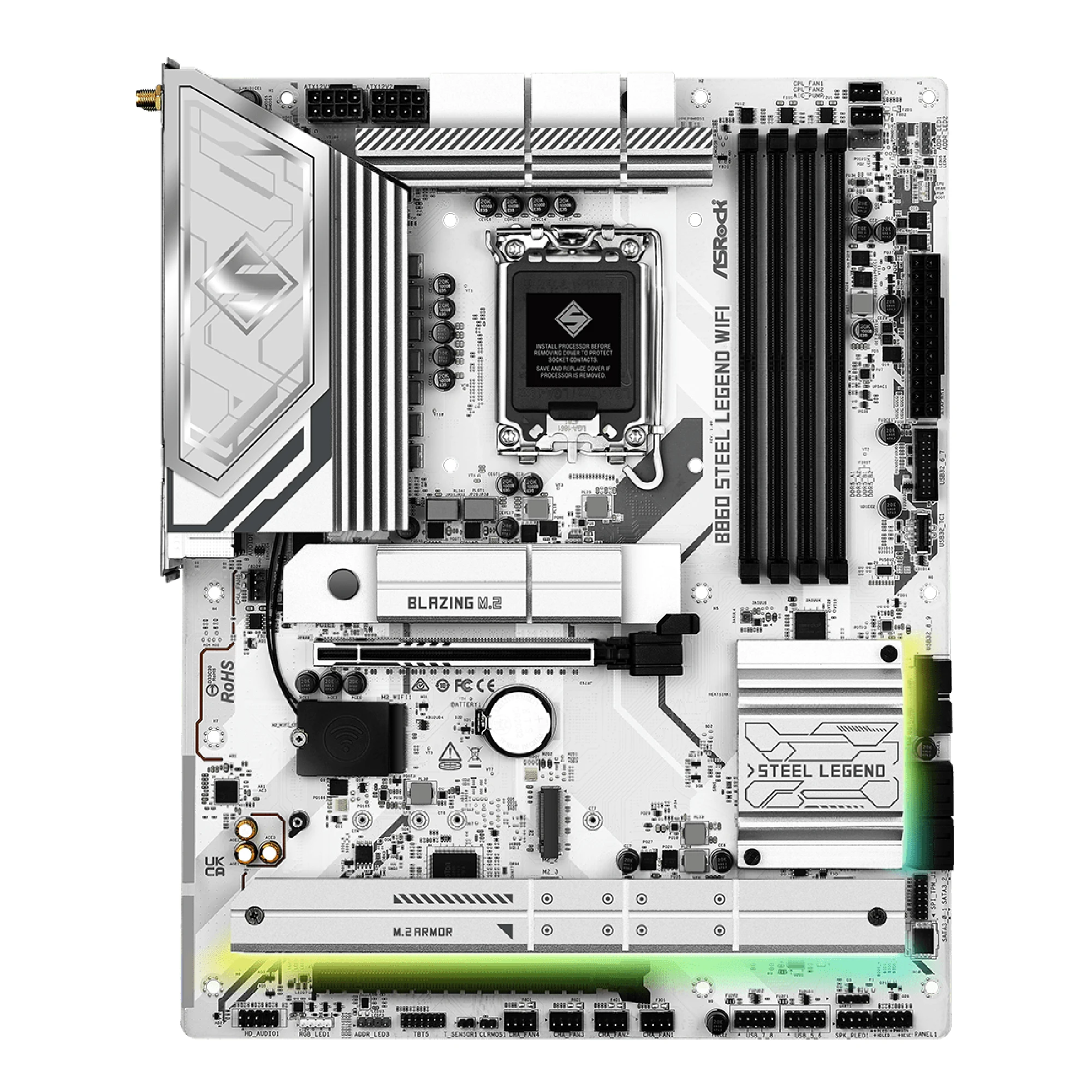 Купити Материнська плата ASRock B860 Steel Legend WiFi - фото 3