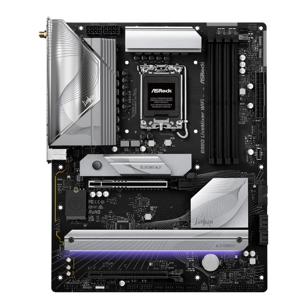 Купити Материнська плата ASRock B860 LiveMixer WiFi - фото 2