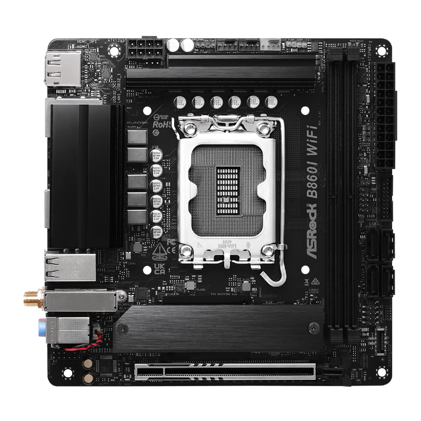 Купити Материнська плата ASRock B860I WIFI - фото 1