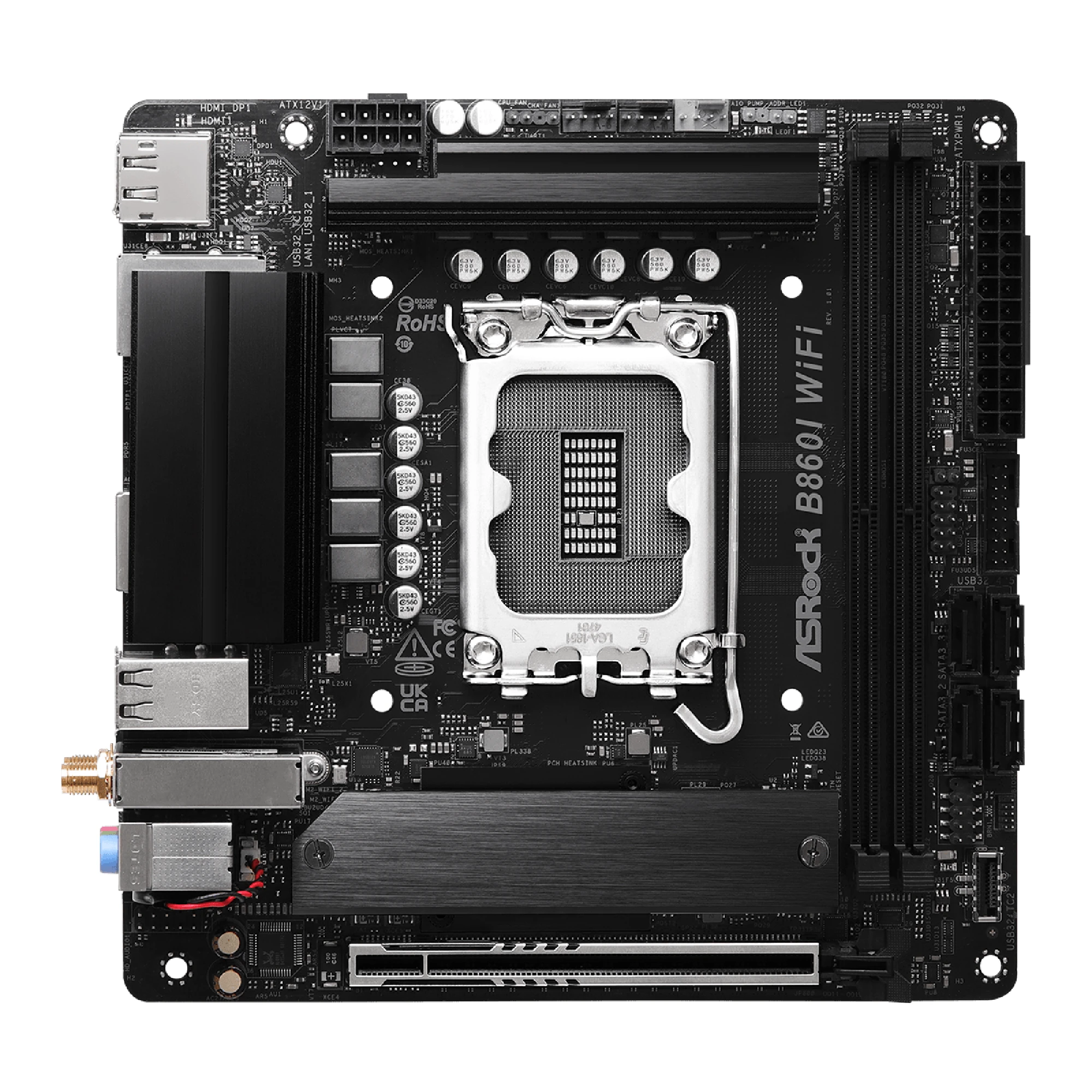 Купити Материнська плата ASRock B860I WIFI - фото 1
