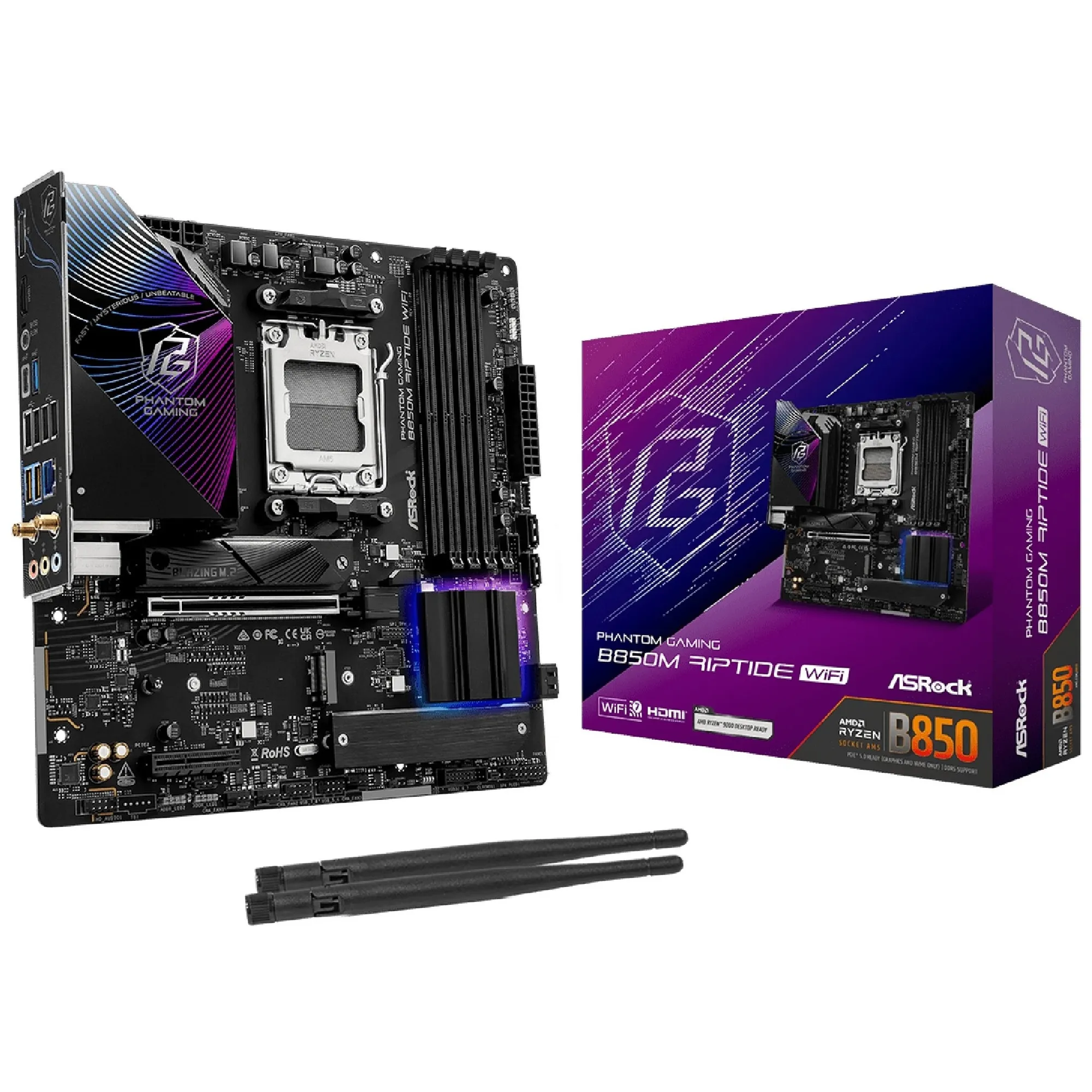 Купить Материнская плата ASRock B850M Riptide WiFi - фото 1