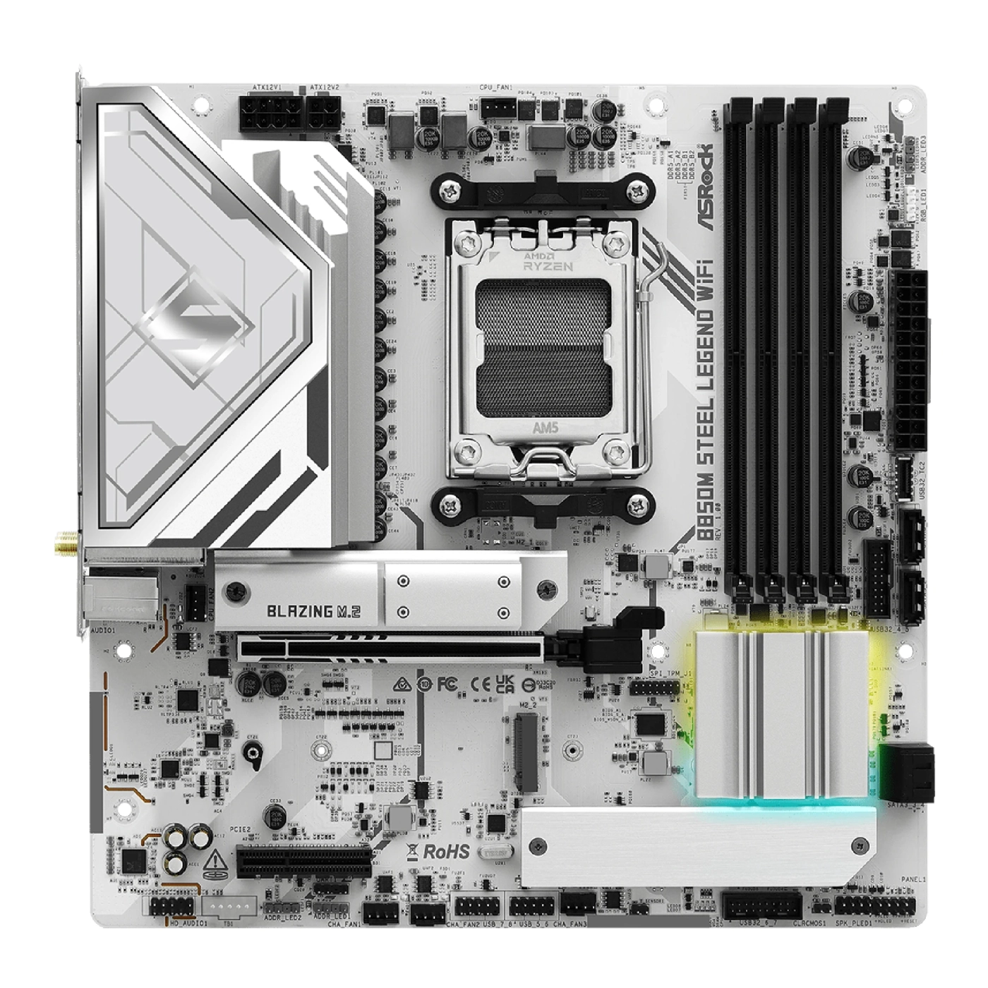 Купить Материнская плата ASRock B850M Steel Legend WiFi - фото 1