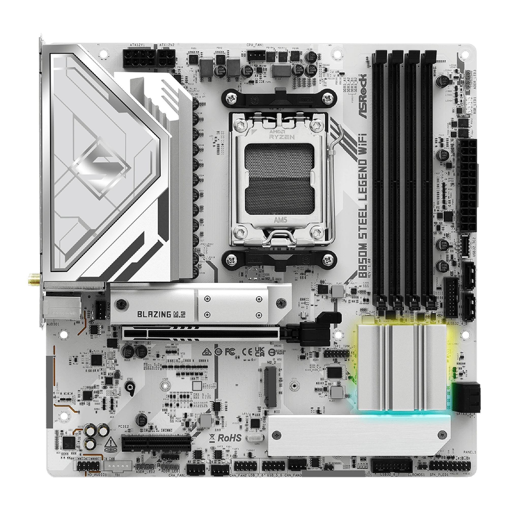 Купить Материнская плата ASRock B850M Steel Legend WiFi - фото 1