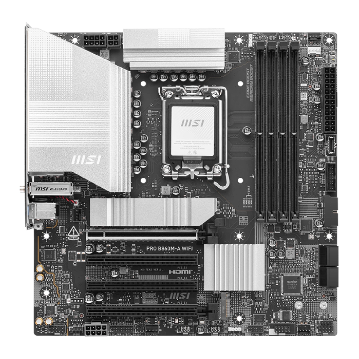 Купити Материнська плата MSI PRO B860M-A WIFI - фото 3