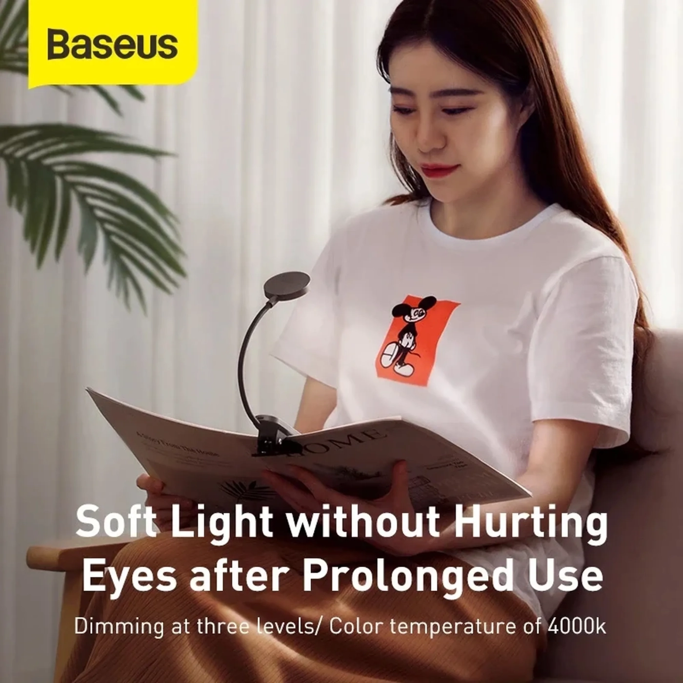 Купить Настольная лампа Baseus Comfort Reading Mini Clip (DGRAD-0G) - фото 8