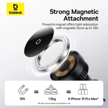 Купить Автодержатель Baseus MagPro Series Magnetic Wireless Charging Car Mount Air Vent Version (C40164100121-00) - фото 8