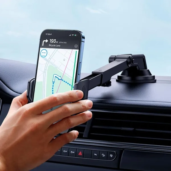 Купити Автотримач Baseus UltraControl Go Series Clamp-Type Phone Holder (Suction Cup Version) (C40361600111-00) - фото 14