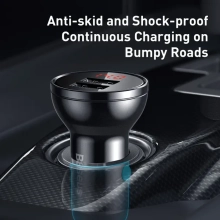 Купить Автомобильное зарядное устройство Baseus Digital Display Series Car Charger 24W (CCBX-0G) - фото 9