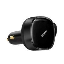 Купить Автомобильное зарядное устройство Baseus Enjoyment Retractable 2-in-1 Car Charger (CGTX000001) - фото 3