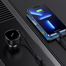 Купить Автомобильное зарядное устройство Baseus Enjoyment Retractable 2-in-1 Car Charger (CGTX000001) - фото 10