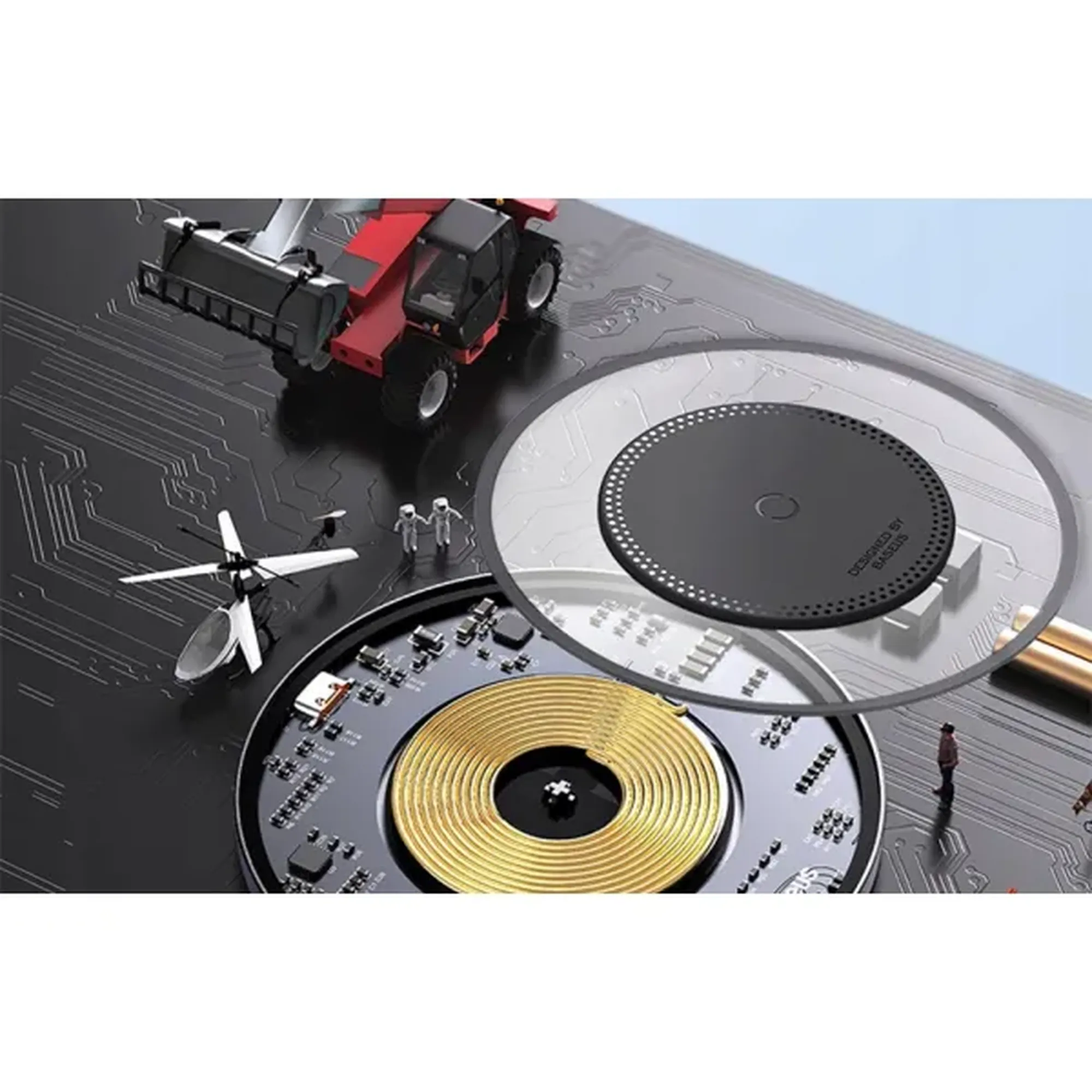 Купить Беспроводное зарядное устройство Baseus Simple Series 2 (CCJJ050001) - фото 8