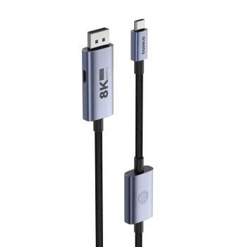 Купити Кабель Baseus High Definition Series Type-C to DP 8K Adapter Cable (B0063370D111-02) - фото 1