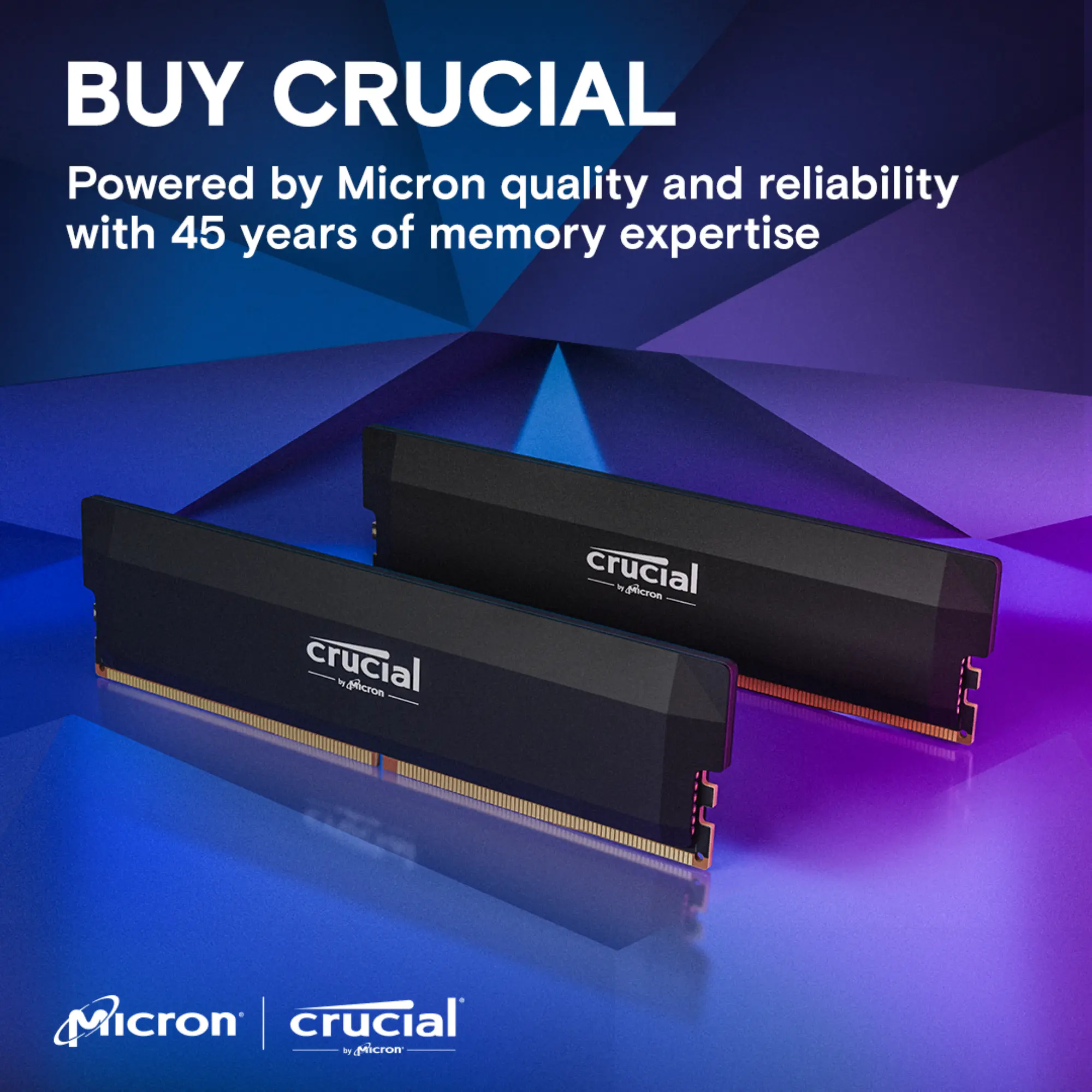 Купить Модуль памяти Crucial Pro Overclocking Black DDR5-6400 32GB (2x16GB) (CP2K16G64C38U5B) - фото 8