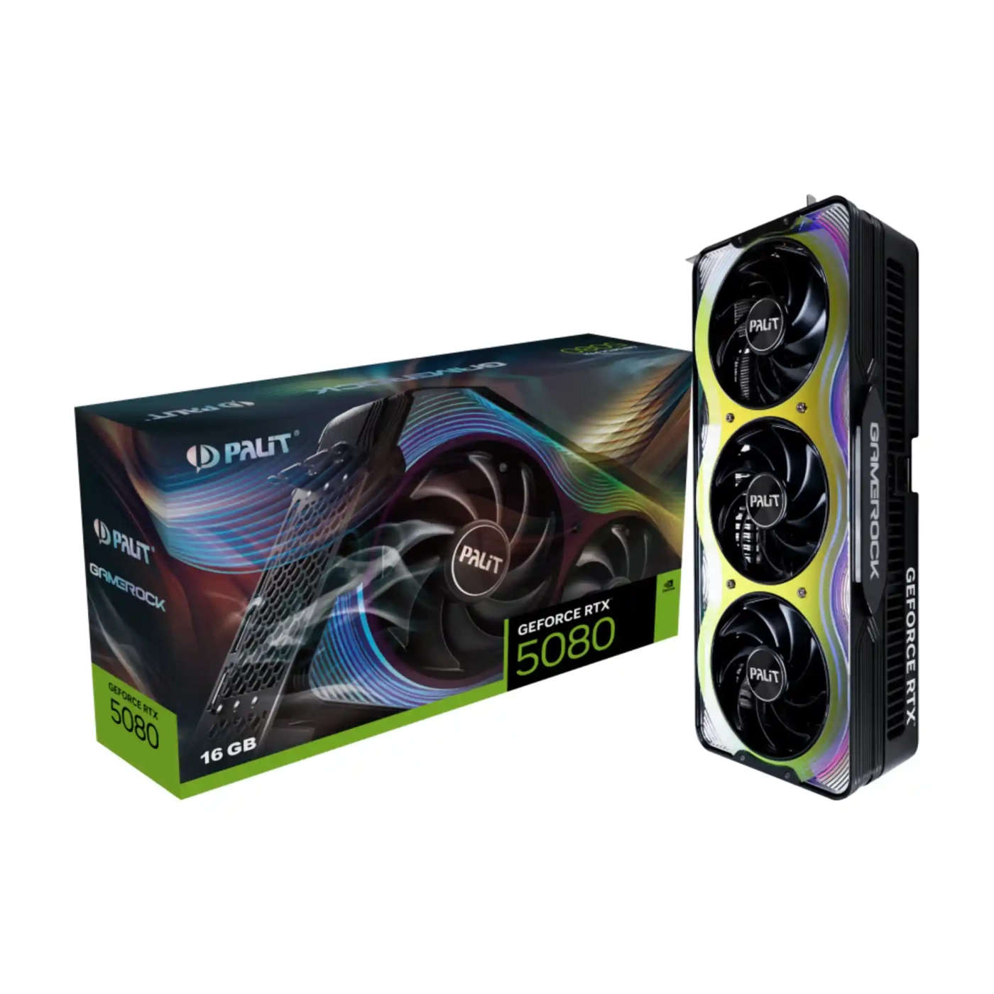 Купити Відеокарта PALIT GeForce RTX 5080 GameRock OC 16G (NE75080T19T2-GB2030G) - фото 9