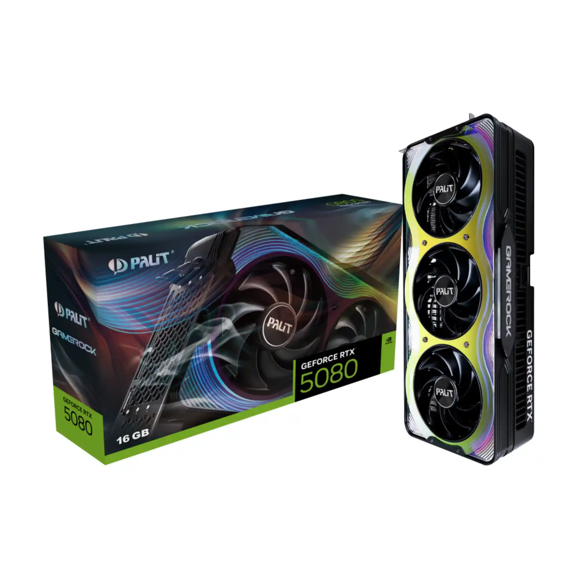 Купити Відеокарта PALIT GeForce RTX 5080 GameRock OC 16G (NE75080T19T2-GB2030G) - фото 9