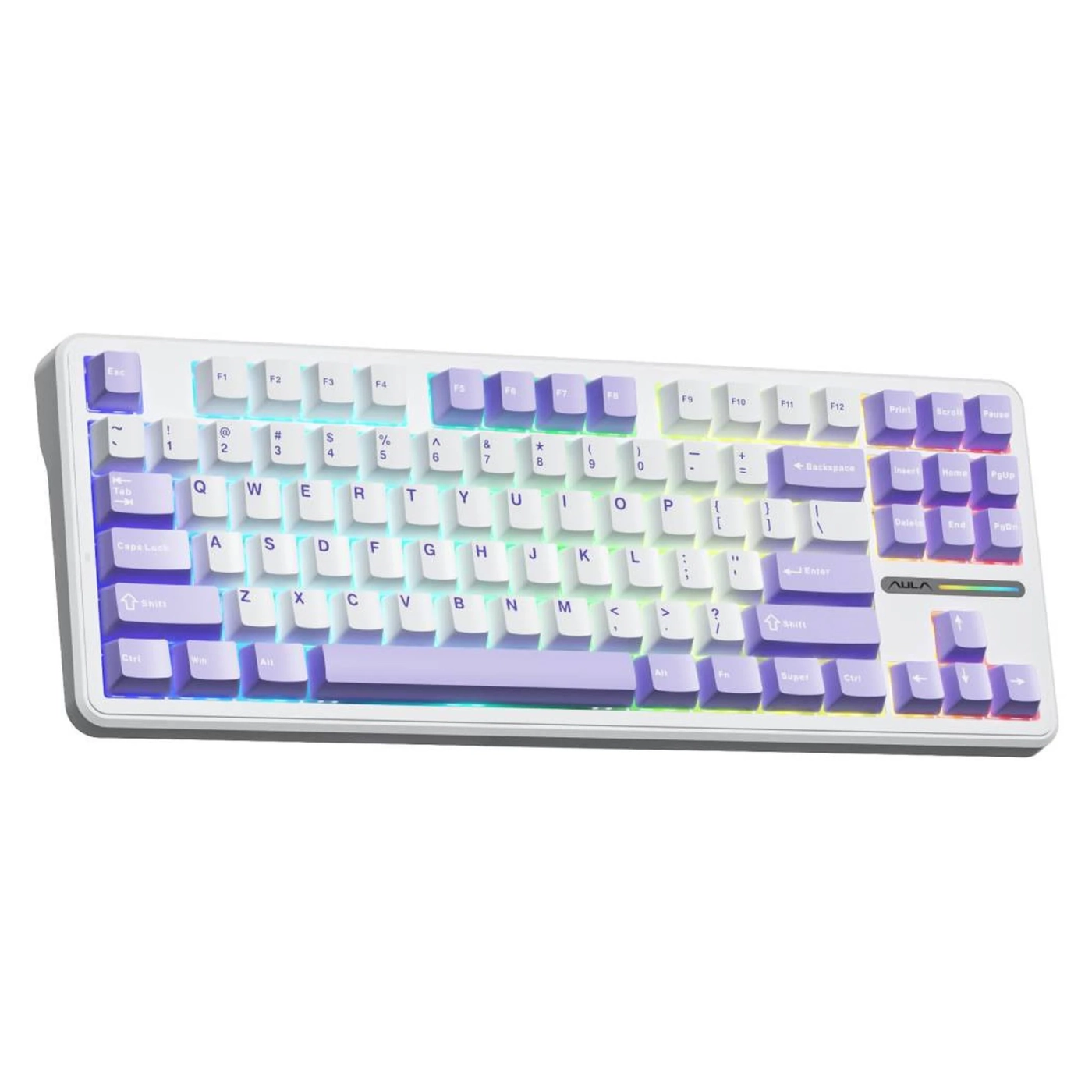 Купить Клавиатура Aula F87 keycap KRGD Blue USB UA White (6948391202464) - фото 3