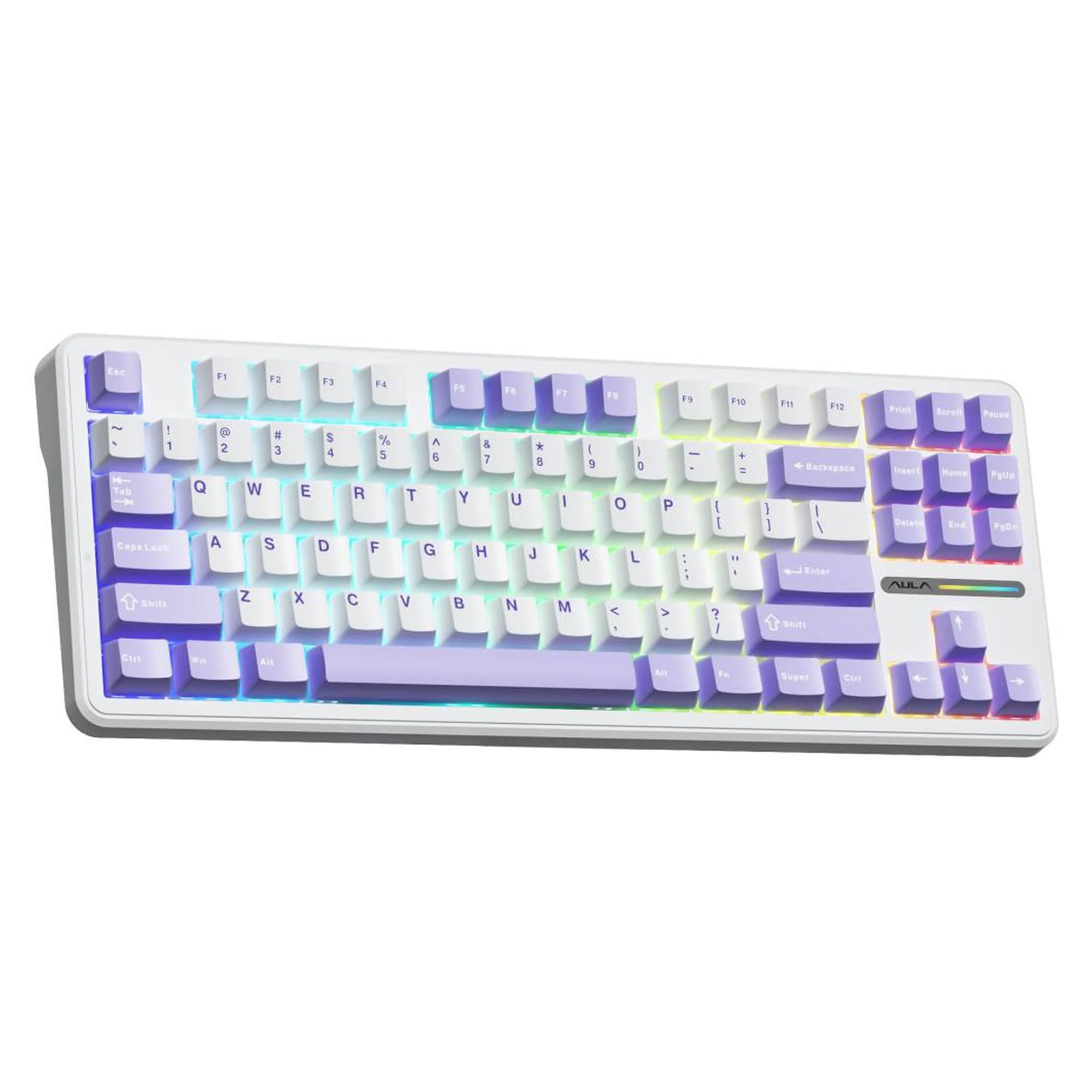 Купить Клавиатура Aula F87 keycap KRGD Blue USB UA White (6948391202464) - фото 3