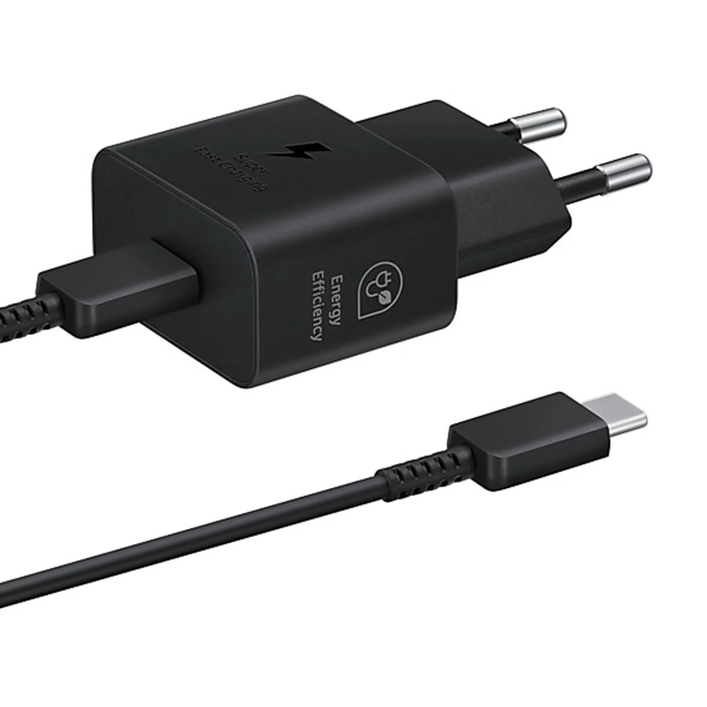 Купить Зарядное устройство Samsung  25W USB-С кабель USB-C 1m Black (EP-T2510XBEGEU) - фото 1