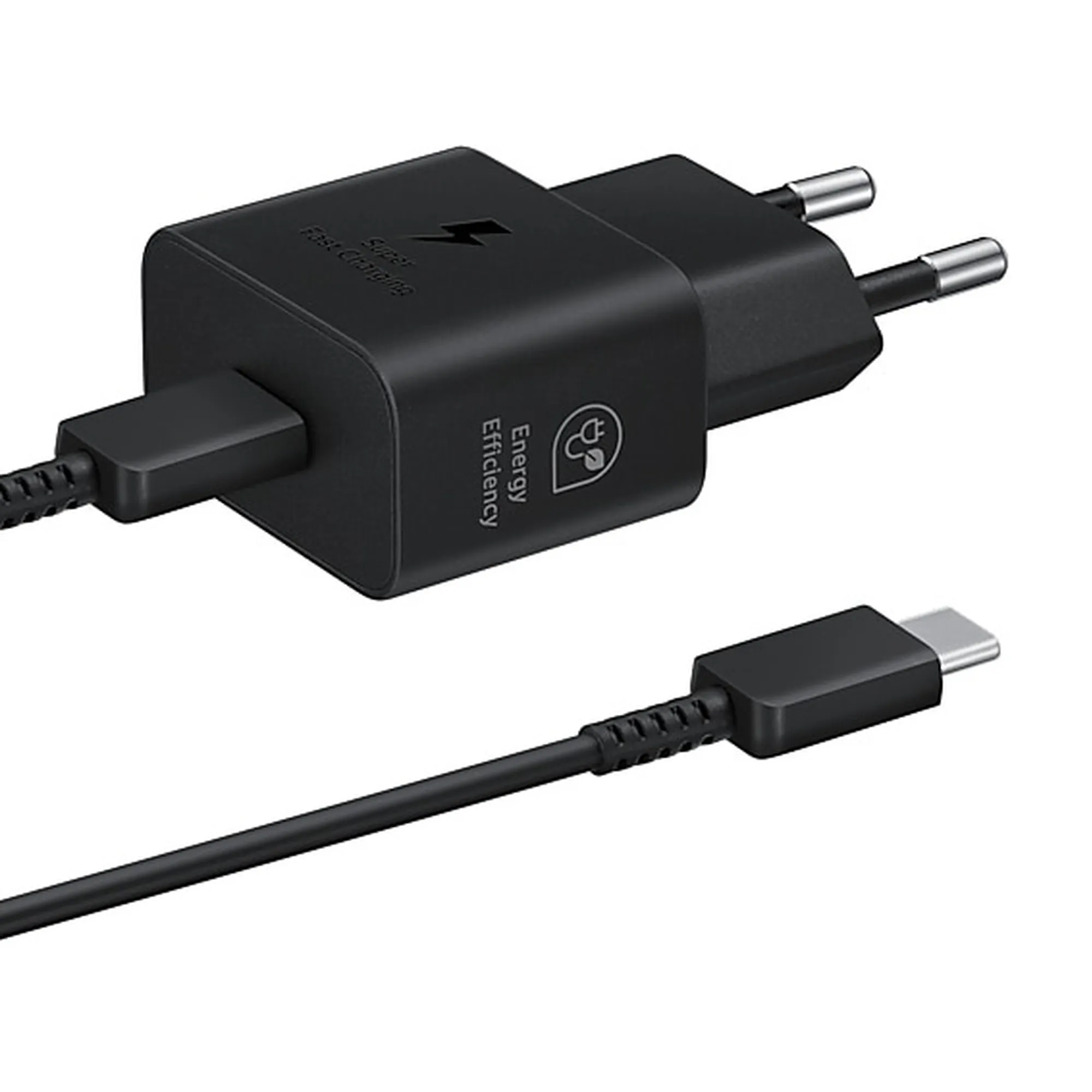 Купить Зарядное устройство Samsung  25W USB-С кабель USB-C 1m Black (EP-T2510XBEGEU) - фото 1