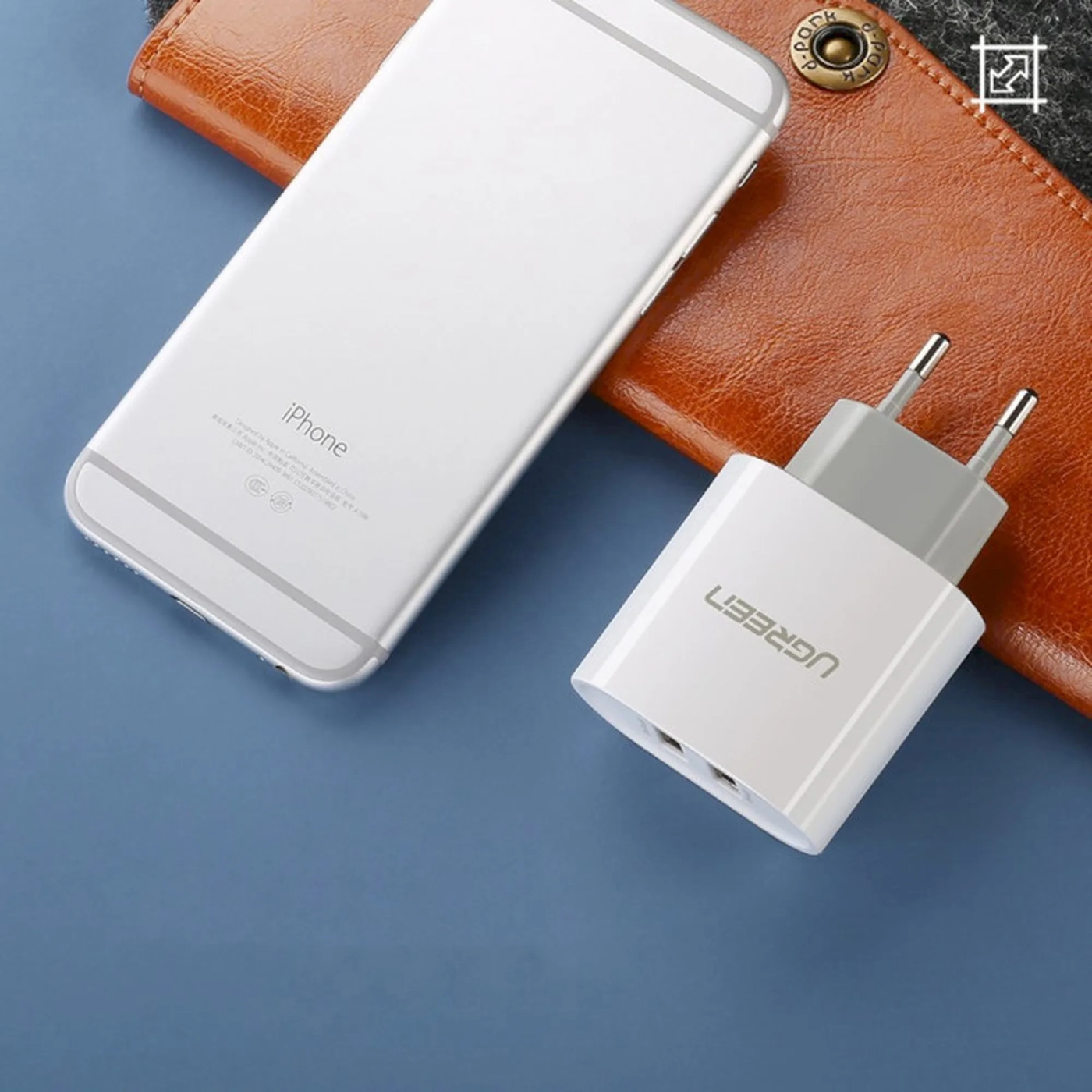 Купить Зарядное устройство UGREEN CD104 2xUSB 3.4A White (UGR-20384_) - фото 5