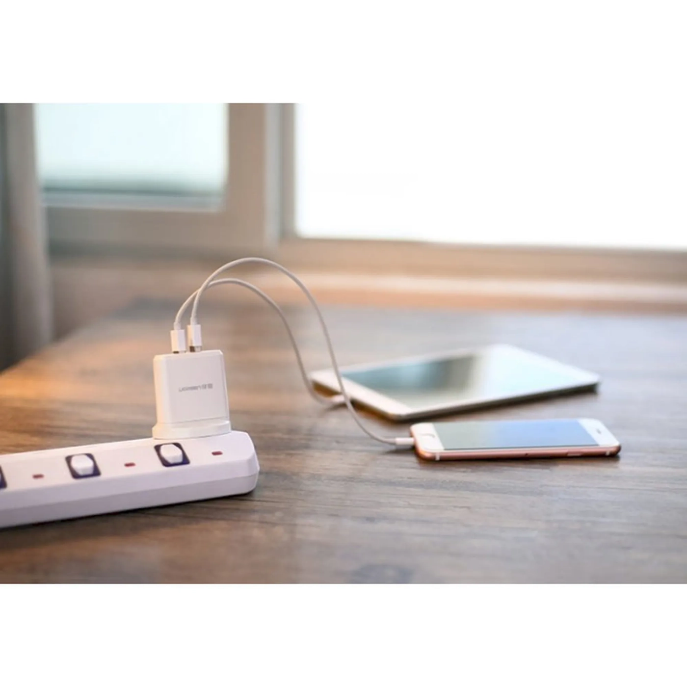 Купить Зарядное устройство UGREEN CD104 2xUSB 3.4A White (UGR-20384_) - фото 7