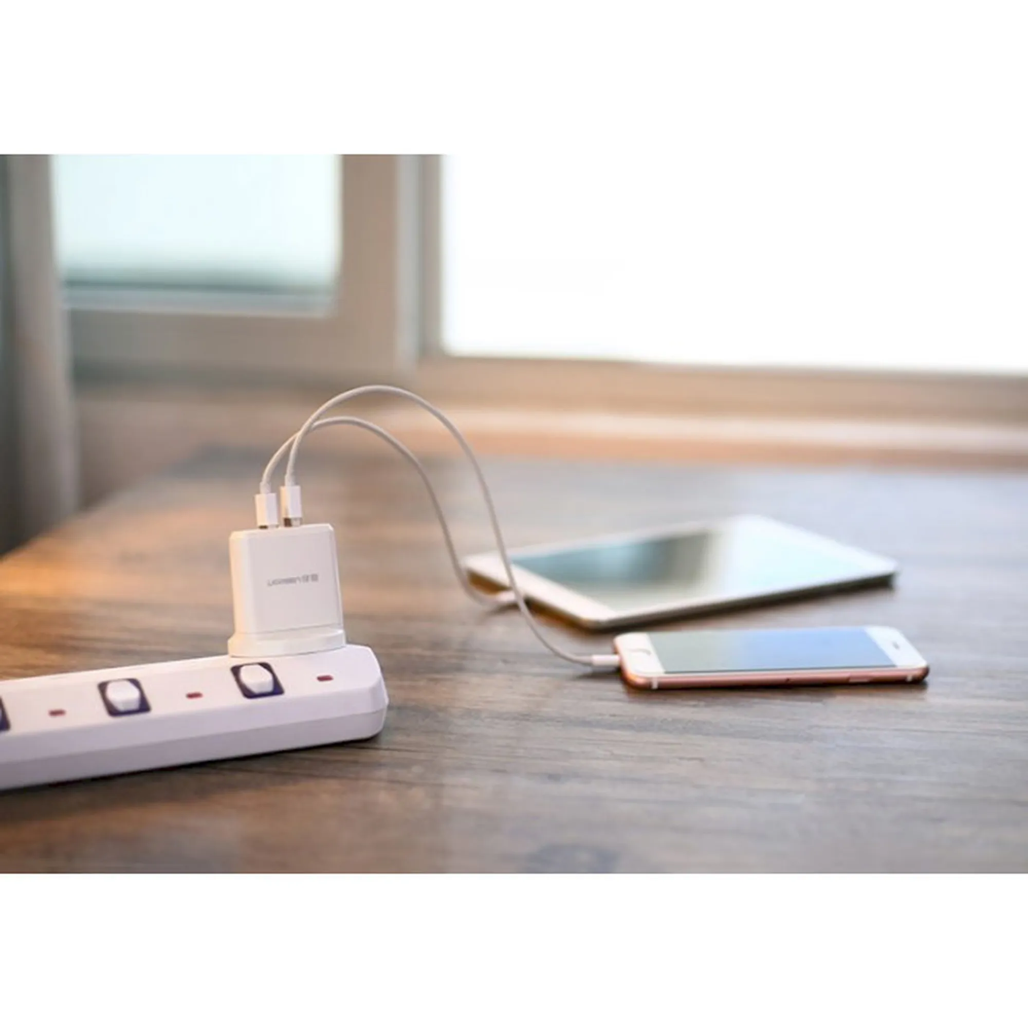 Купить Зарядное устройство UGREEN CD104 2xUSB 3.4A White (UGR-20384_) - фото 7
