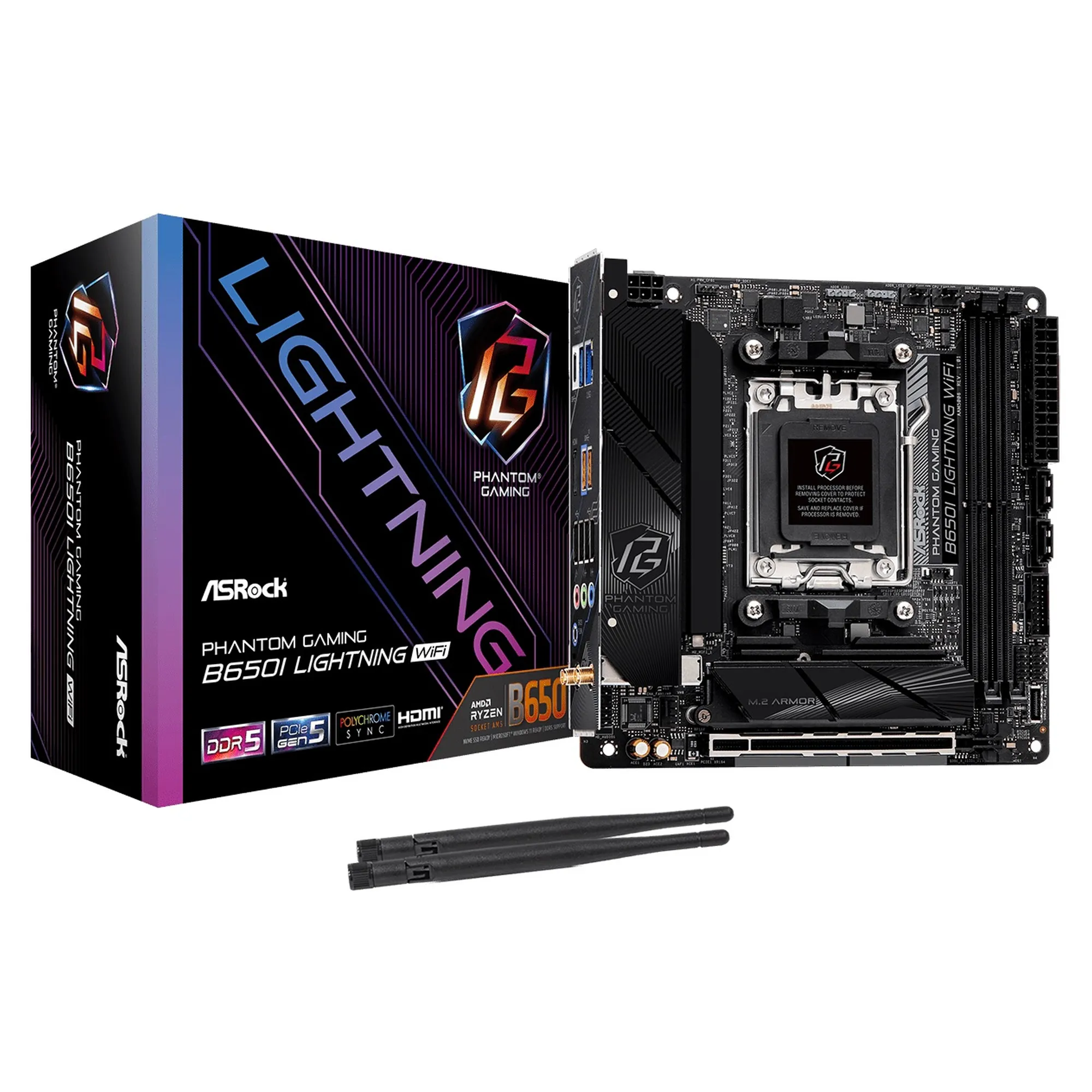 Купить Материнская плата ASRock B650I LIGHTNING WIFI - фото 6
