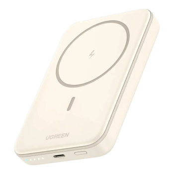 Купить Павербанк УМБ Ugreen PB561 10000mAh 20W Magnetic Wireless Beige (25208) - фото 1