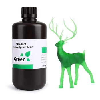Купить Фотополимерная смола ELEGOO Standard Resin 1кг, зеленая (50.103.0088) - фото 1