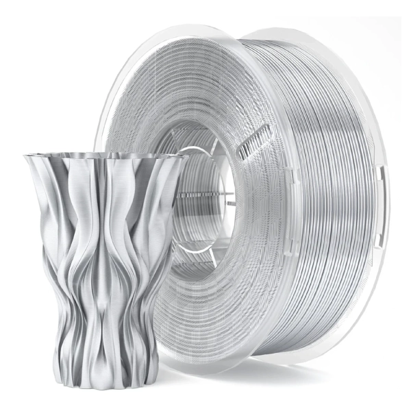 Купить PLA Filament (пластик) для 3D принтера ELEGOO шелковый блеск 1кг, 1.75мм, серебристый (50.203.0111) - фото 2