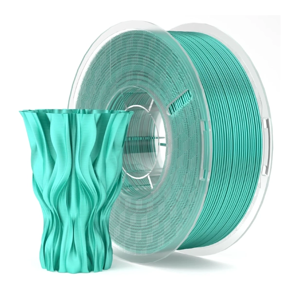 Купить PLA Filament (пластик) для 3D принтера ELEGOO шелковый блеск 1кг, 1.75мм, зеленая мята (50.203.0286) - фото 2