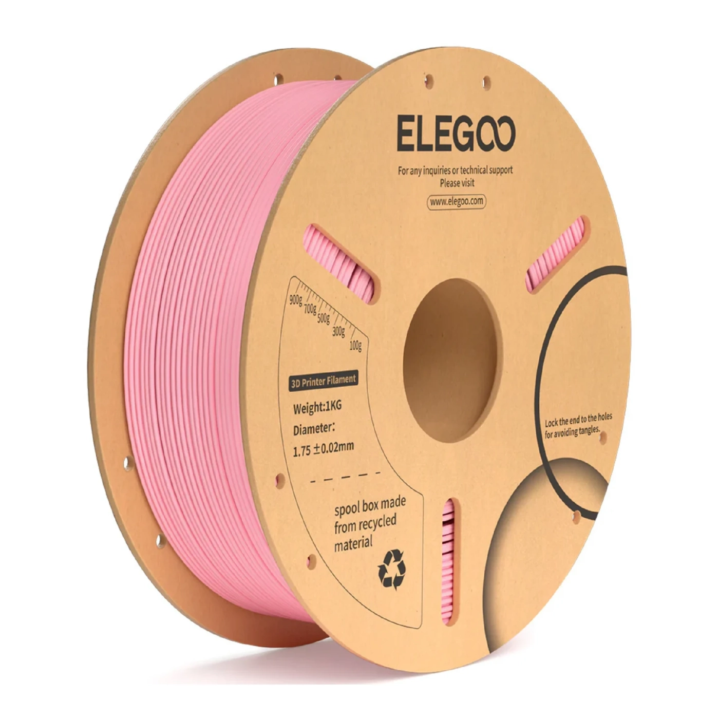 Купити PLA Plus Filament (пластик) для 3D принтера CREALITY 1кг, 1.75мм, рожевий (50.203.0233) - фото 1
