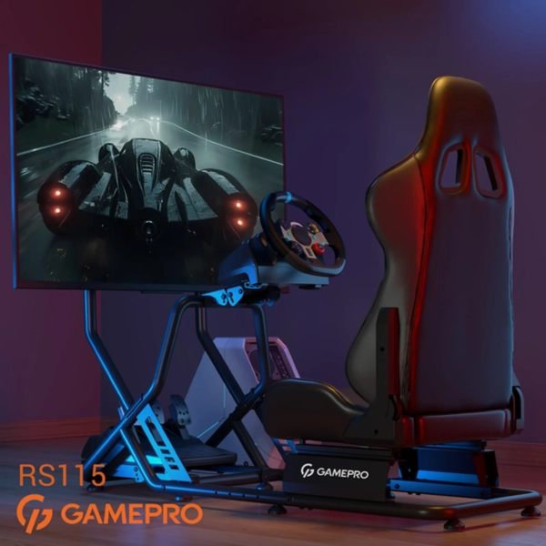 Купить Кресло для геймеров кокпит Gamepro RS115 Black - фото 6