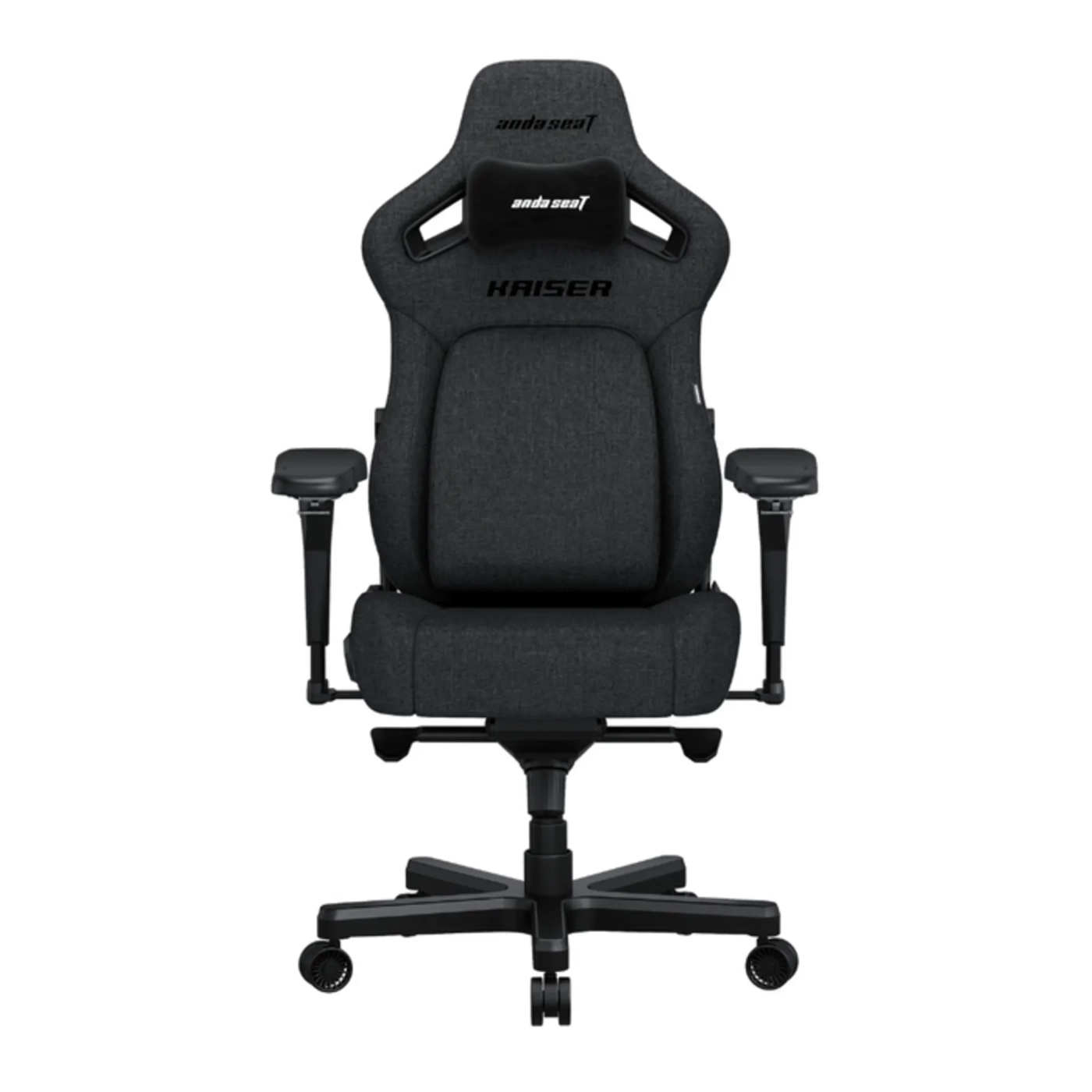 Купить Кресло для геймеров Anda Seat Kaiser 4 Size XL Dark Gray Linen Fabric (AD12YDDC-XLL-20-GB-CF) - фото 1