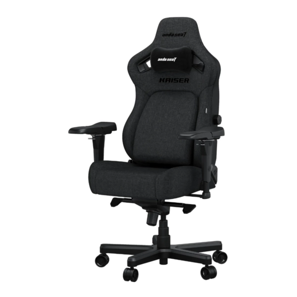 Купить Кресло для геймеров Anda Seat Kaiser 4 Size XL Dark Gray Linen Fabric (AD12YDDC-XLL-20-GB-CF) - фото 4
