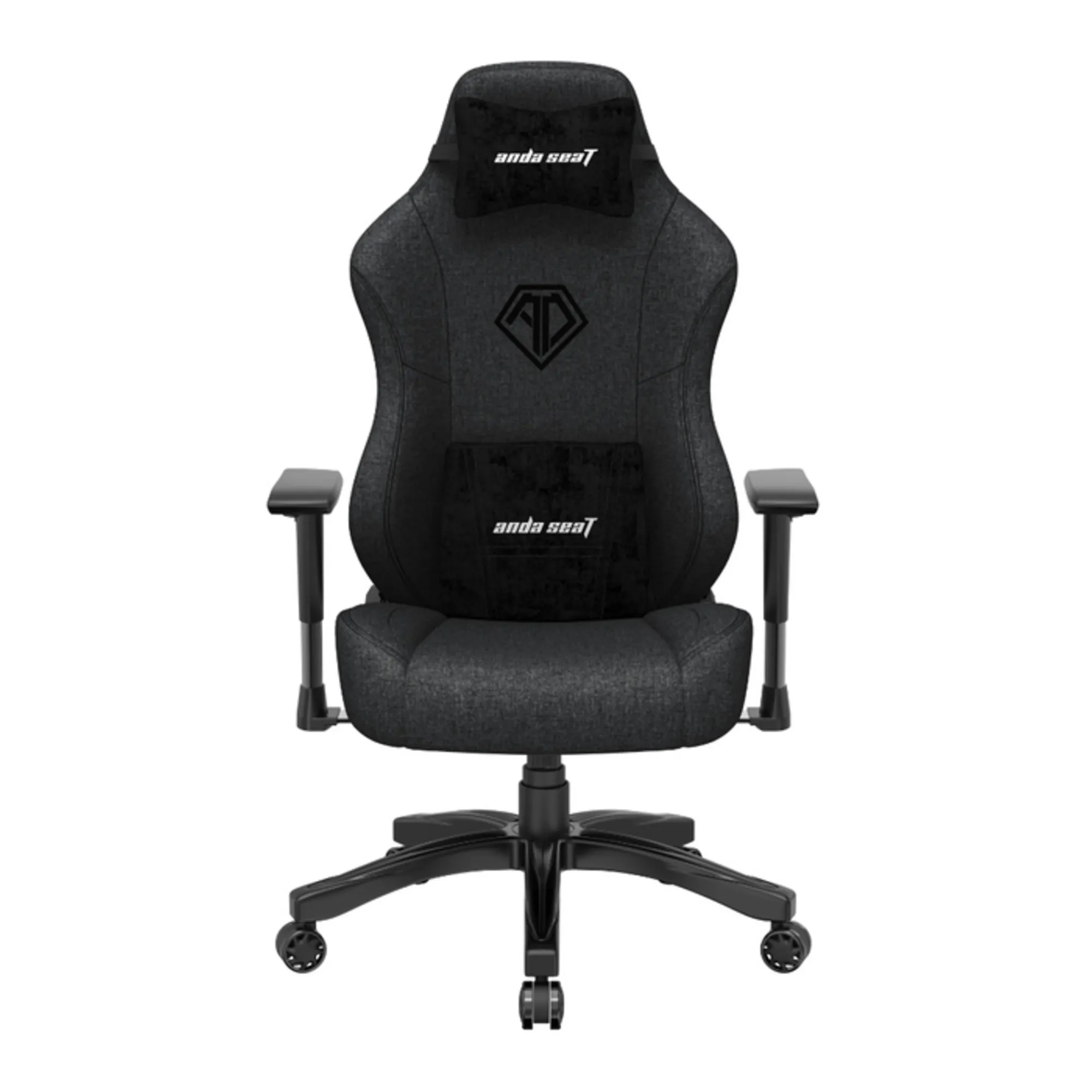 Купить Кресло для геймеров Anda Seat Phantom 3 Size L Dark Gray Linen Fabric (AD18Y-06-GB-F) - фото 1
