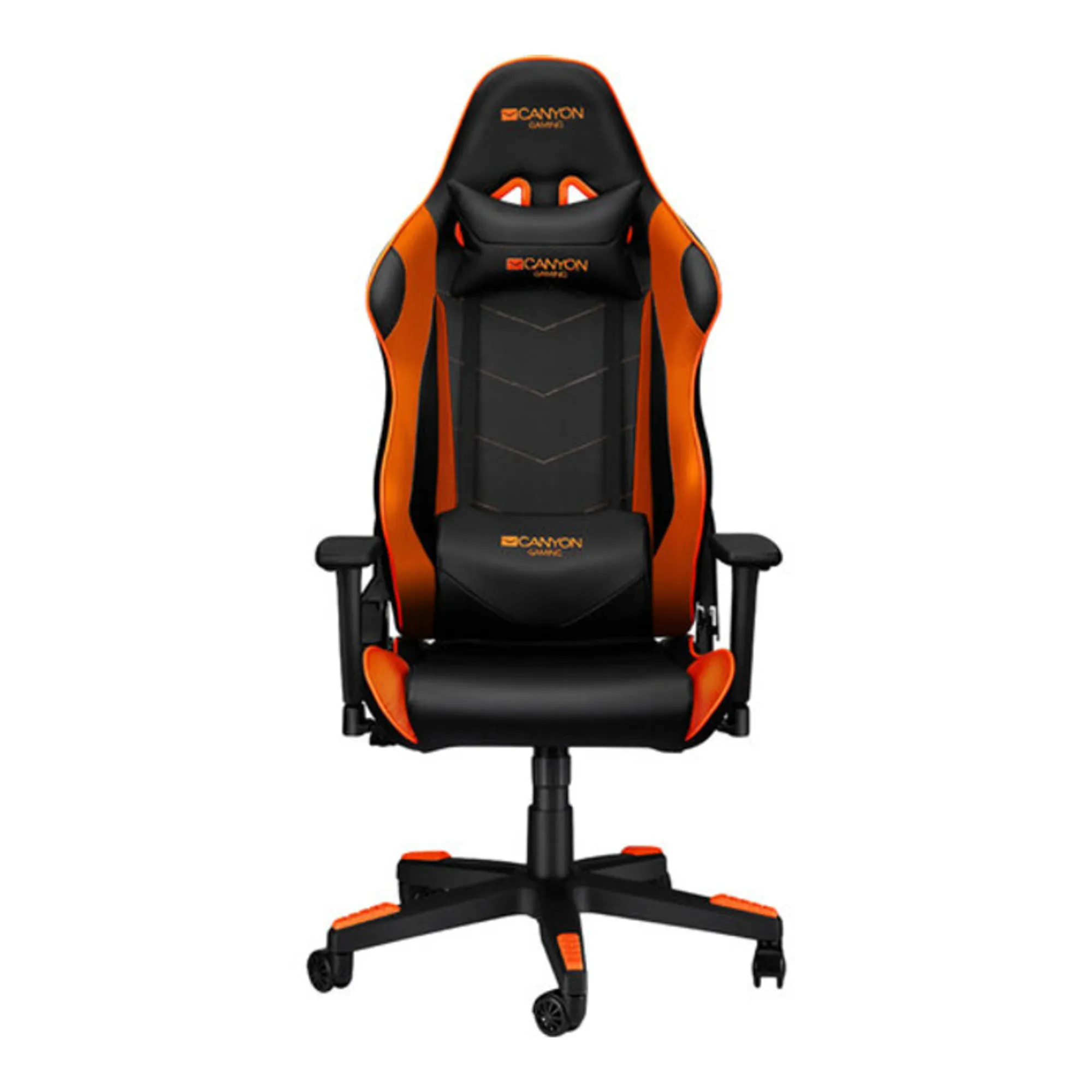 Купить Кресло для геймеров Canyon Deimos Black/Orange (CND-SGCH4) - фото 1