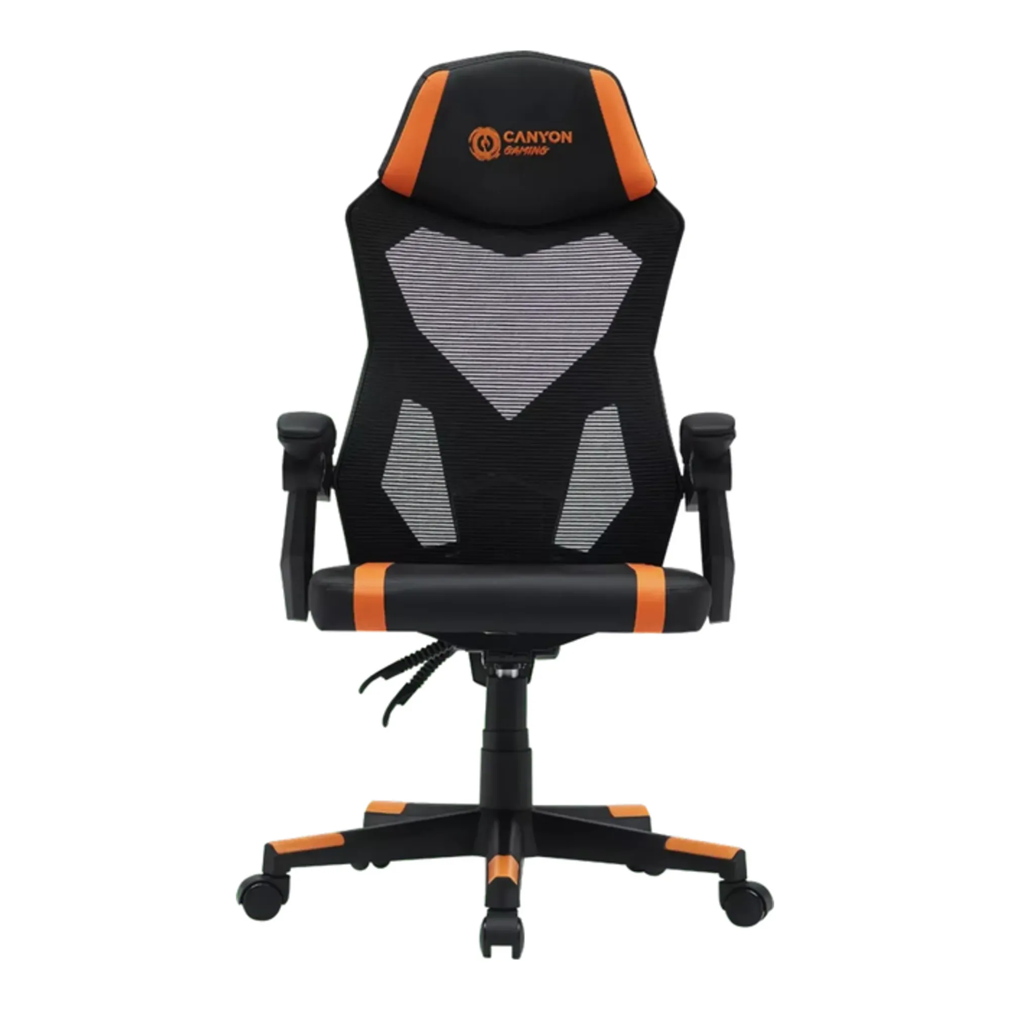 Купить Кресло для геймеров Canyon Flow MCH01 Mesh Black/Orange (CNE-MCH01) - фото 1