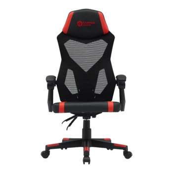 Купить Кресло для геймеров Canyon Flow MCH01 Mesh Black/Red (CNE-MCH01R) - фото 1