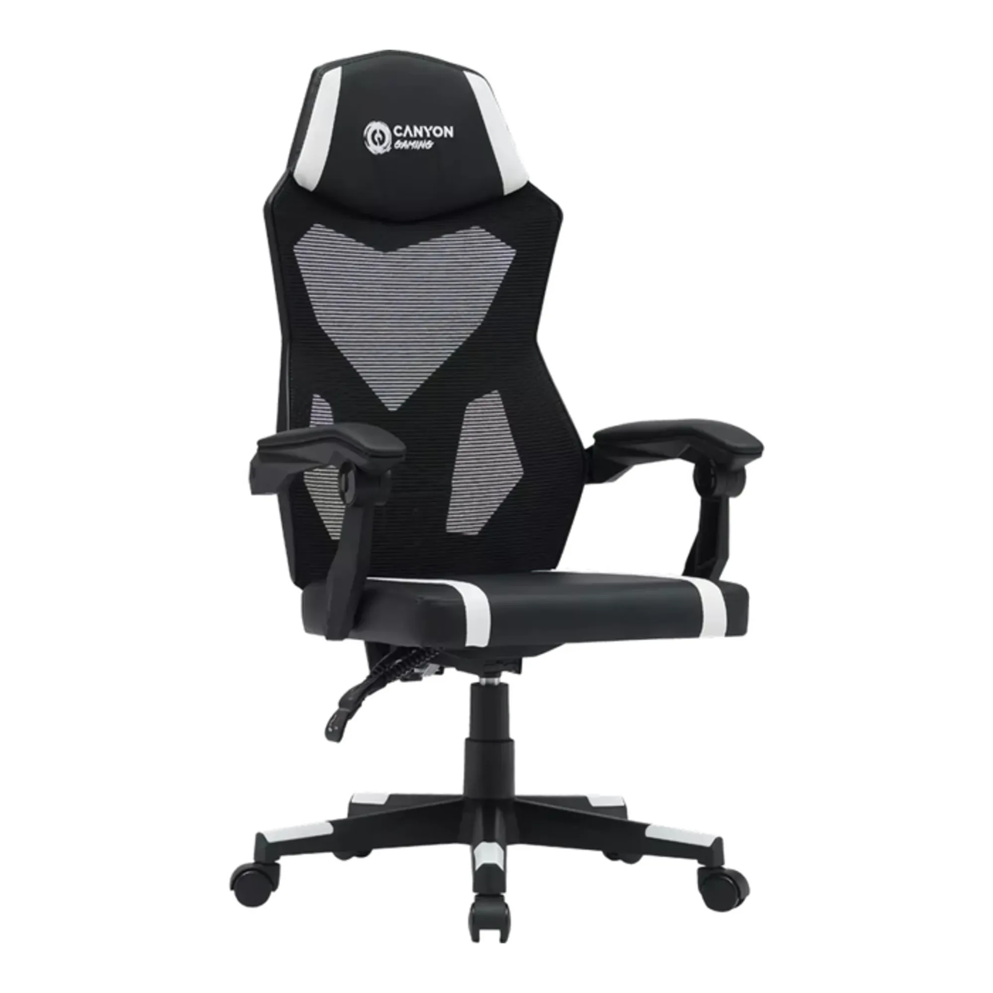 Купити Крісло для геймерів Canyon Flow MCH01 Mesh Black/White (CNE-MCH01W) - фото 3