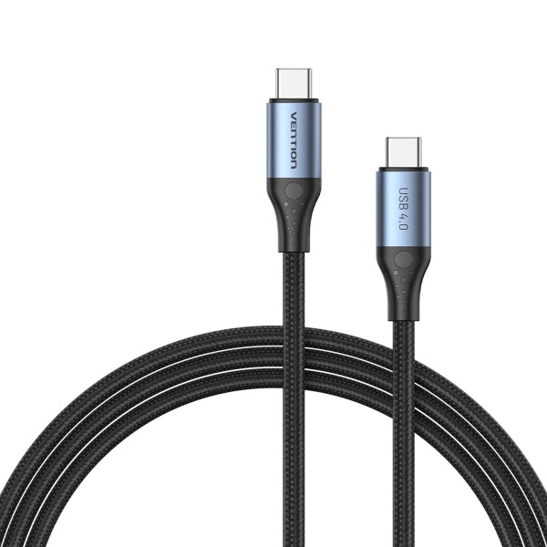 Купити Кабель Vention USB 4.0 Type-C 240W  1m Black (TAVHF) - фото 3