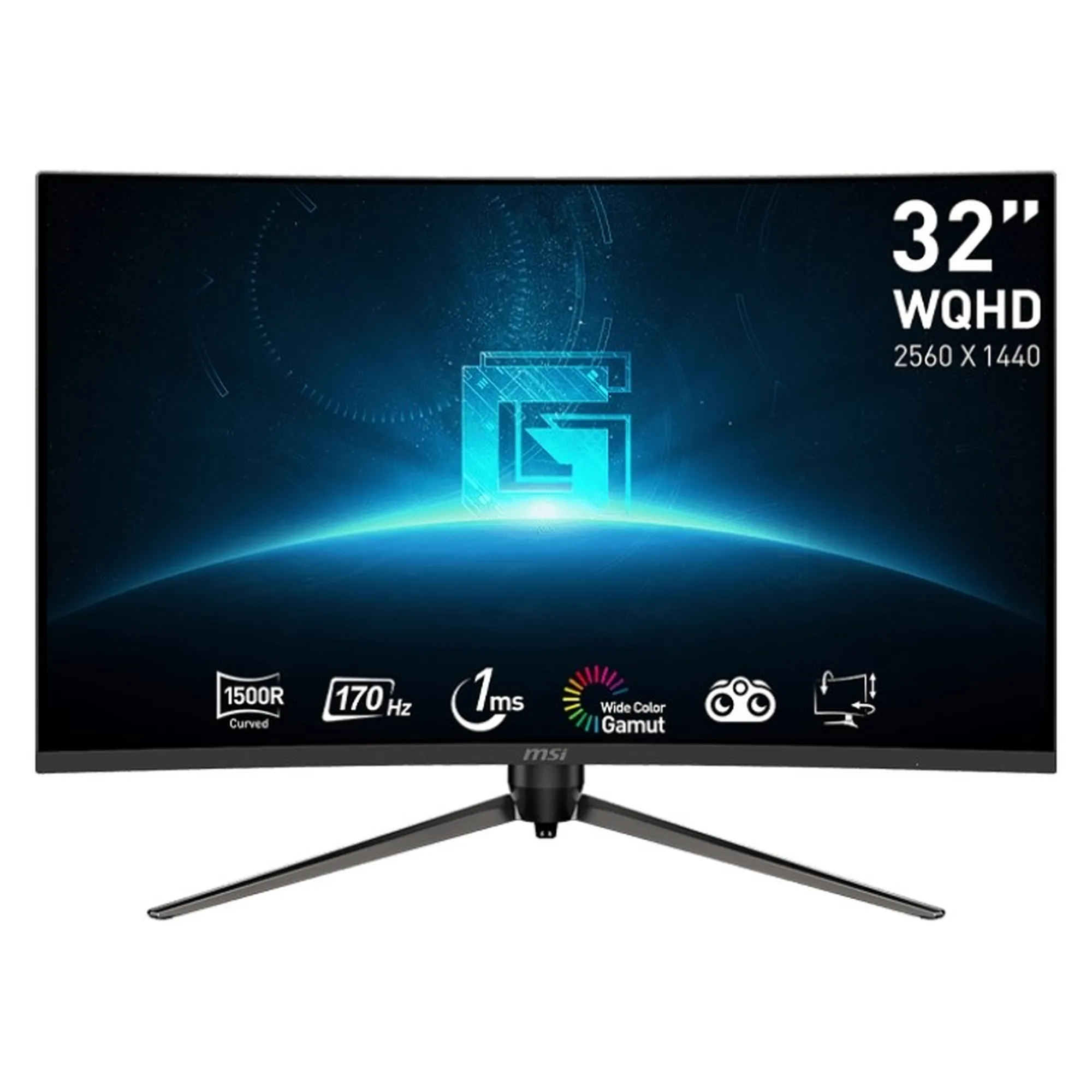 Купити Монітор 31.5" MSI G32CQ5P (9S6-3DB44H-027) - фото 1