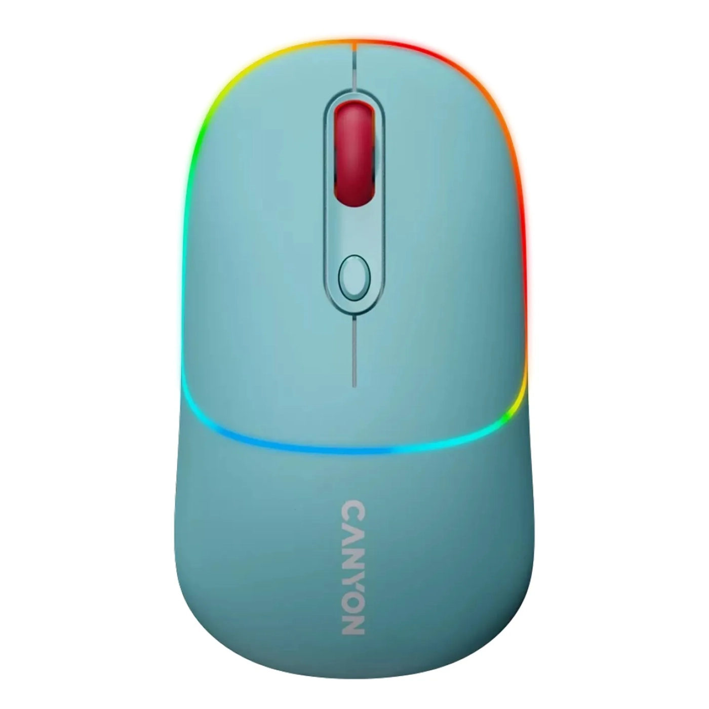 Купить Мышь Canyon MW-22 Dual Band RGB Wireless Dark Cyan (CNS-CMSW22DC) - фото 1