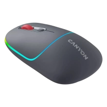 Купити Миша Canyon MW-22 Dual Band RGB Wireless Dark Grey (CNS-CMSW22DG) - фото 2
