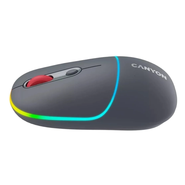 Купити Миша Canyon MW-22 Dual Band RGB Wireless Dark Grey (CNS-CMSW22DG) - фото 4
