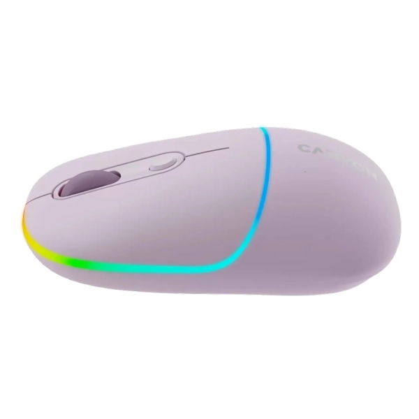 Купить Мышь Canyon MW-22 Dual Band RGB Wireless Pearl Rose (CNS-CMSW22PR) - фото 4