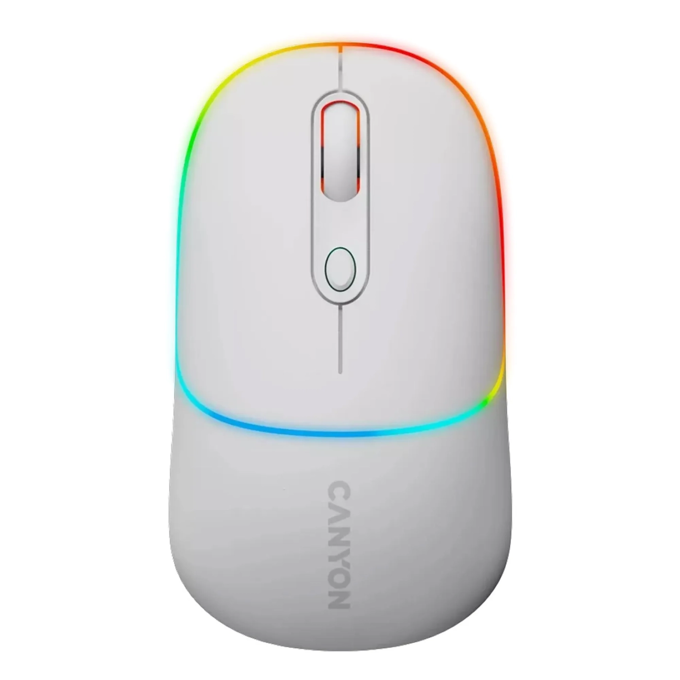 Купить Мышь Canyon MW-22 Dual Band RGB Wireless Snow White (CNS-CMSW22SW) - фото 1