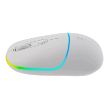 Купить Мышь Canyon MW-22 Dual Band RGB Wireless Snow White (CNS-CMSW22SW) - фото 4