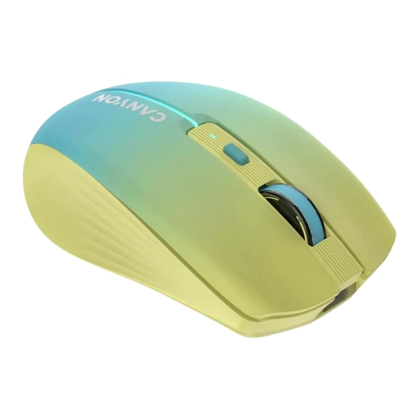 Купити Миша Canyon MW-44 LED Rechargeable Wireless/Bluetooth Yellow Blue (CNS-CMSW44UA) - фото 5