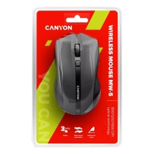 Купити Миша Canyon MW-5 Wireless Black (CNE-CMSW05B) - фото 4